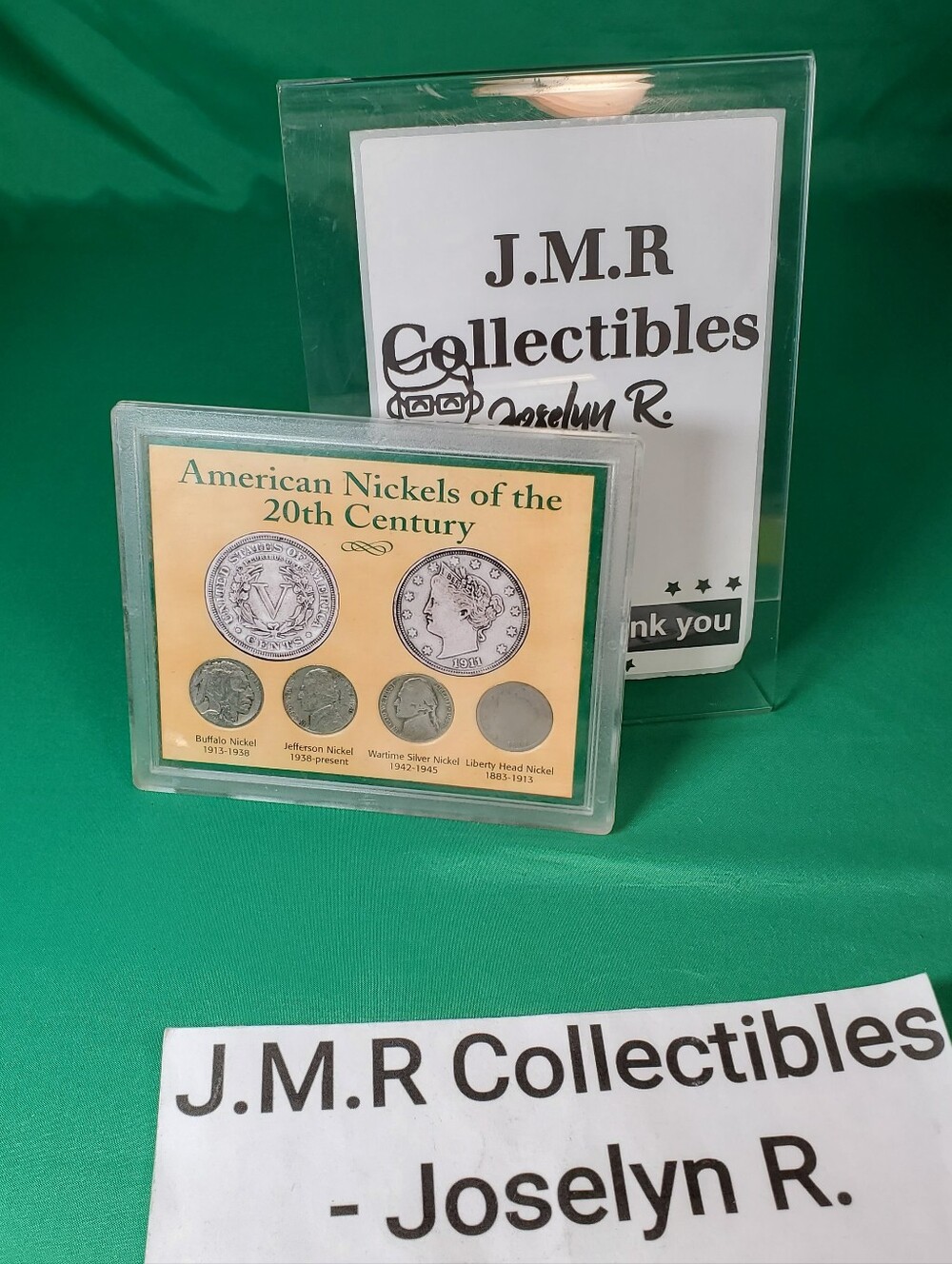 American nickels of the 20th century 4-coin set – hard plastic holder